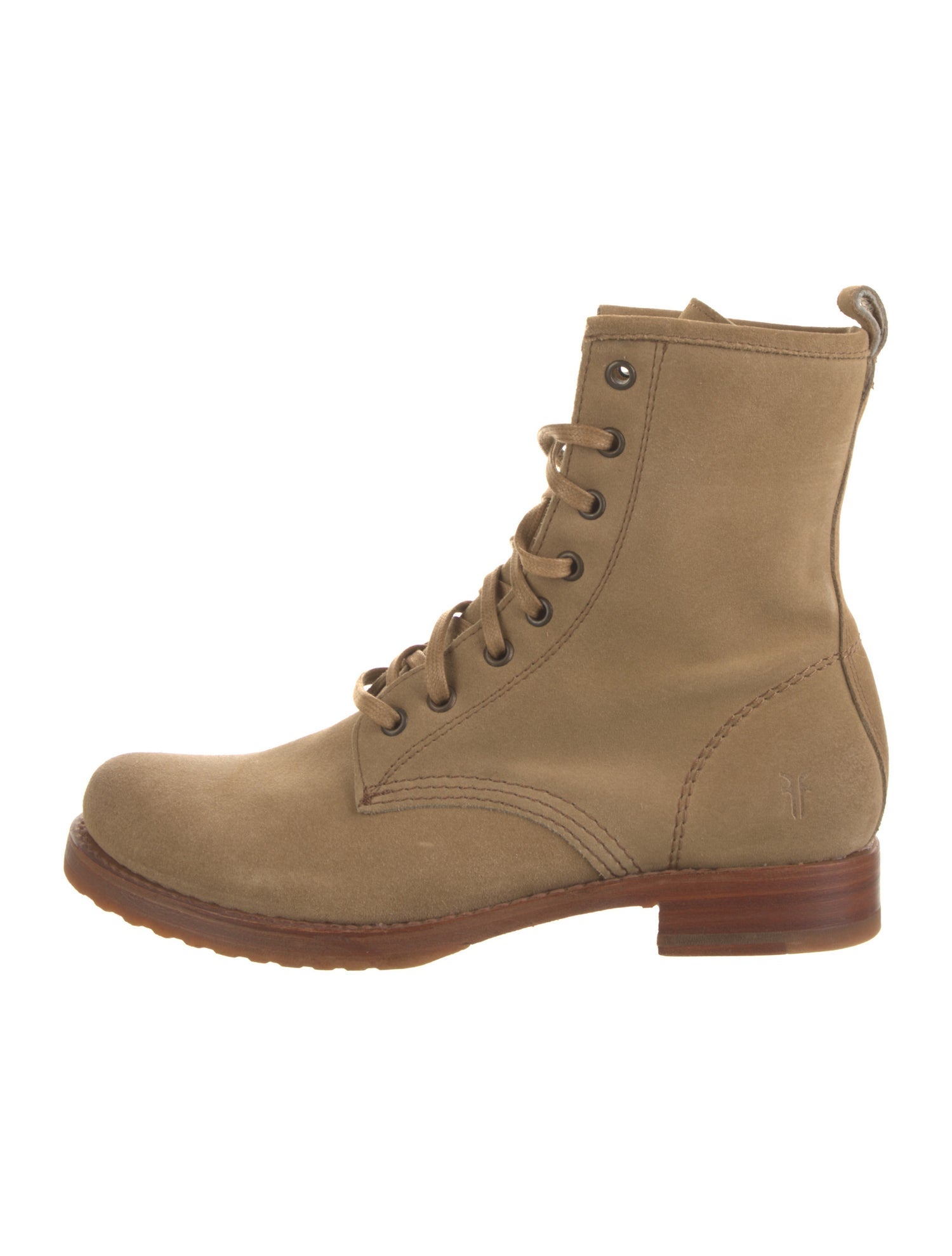 Frye Suede Combat Boots