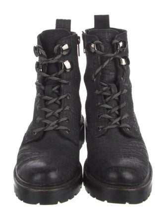 Frye Leather Combat Boots