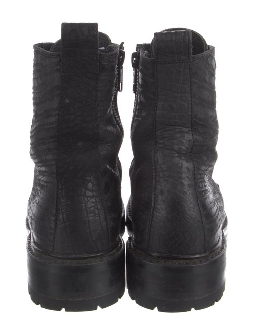 Frye Leather Combat Boots