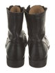 Frye Leather Printed Combat Boots