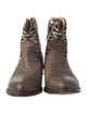 Frye Leather Printed Western Boots