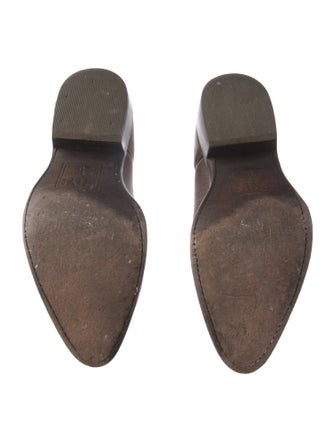 Frye Leather Printed Western Boots