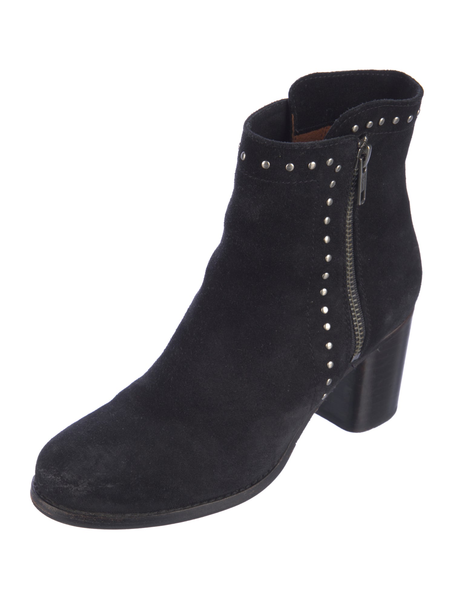 Frye Suede Studded Accents Boots