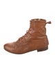 Frye Leather Combat Boots
