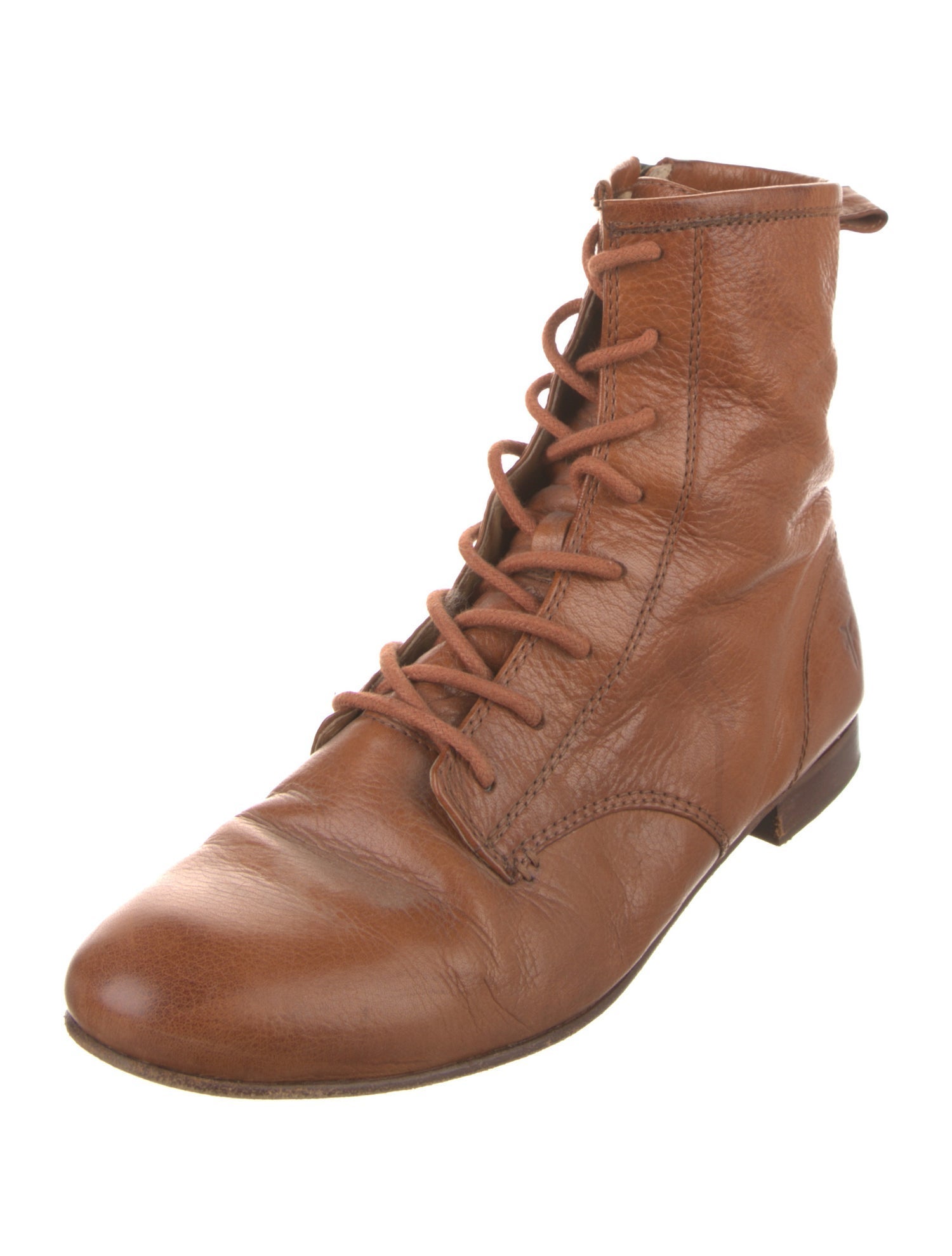 Frye Leather Combat Boots