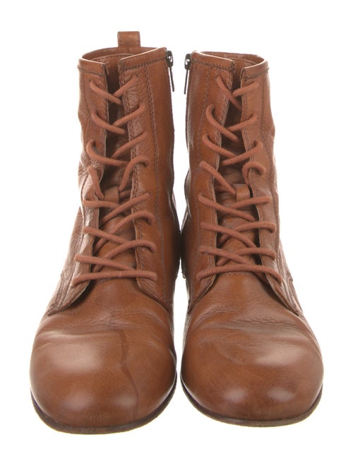 Frye Leather Combat Boots