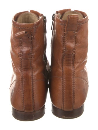 Frye Leather Combat Boots