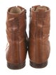 Frye Leather Combat Boots