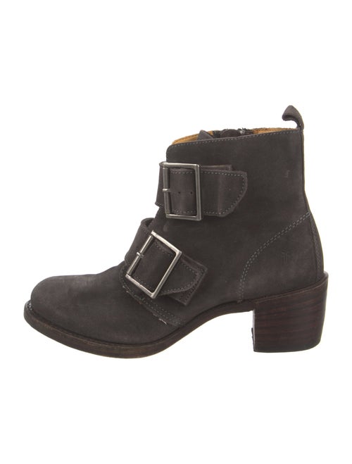 Frye Suede Moto Boots