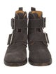 Frye Suede Moto Boots