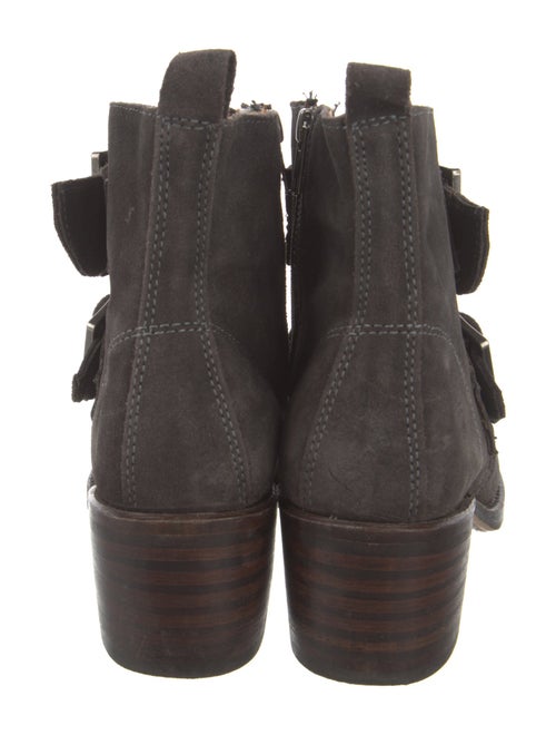 Frye Suede Moto Boots
