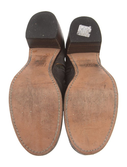 Frye Suede Moto Boots