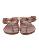 Frye Leather Studded Accents Slides