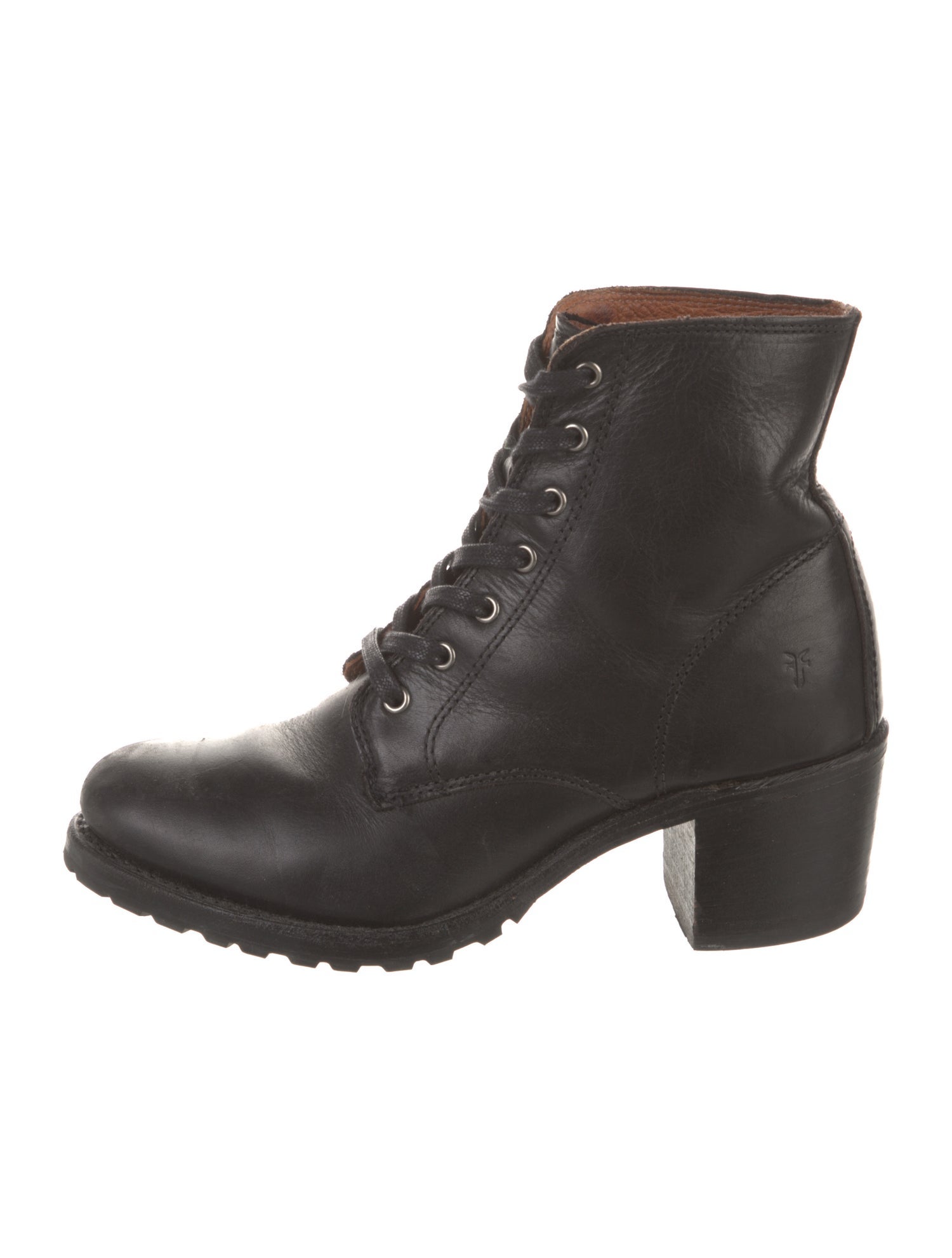 Frye Leather Combat Boots