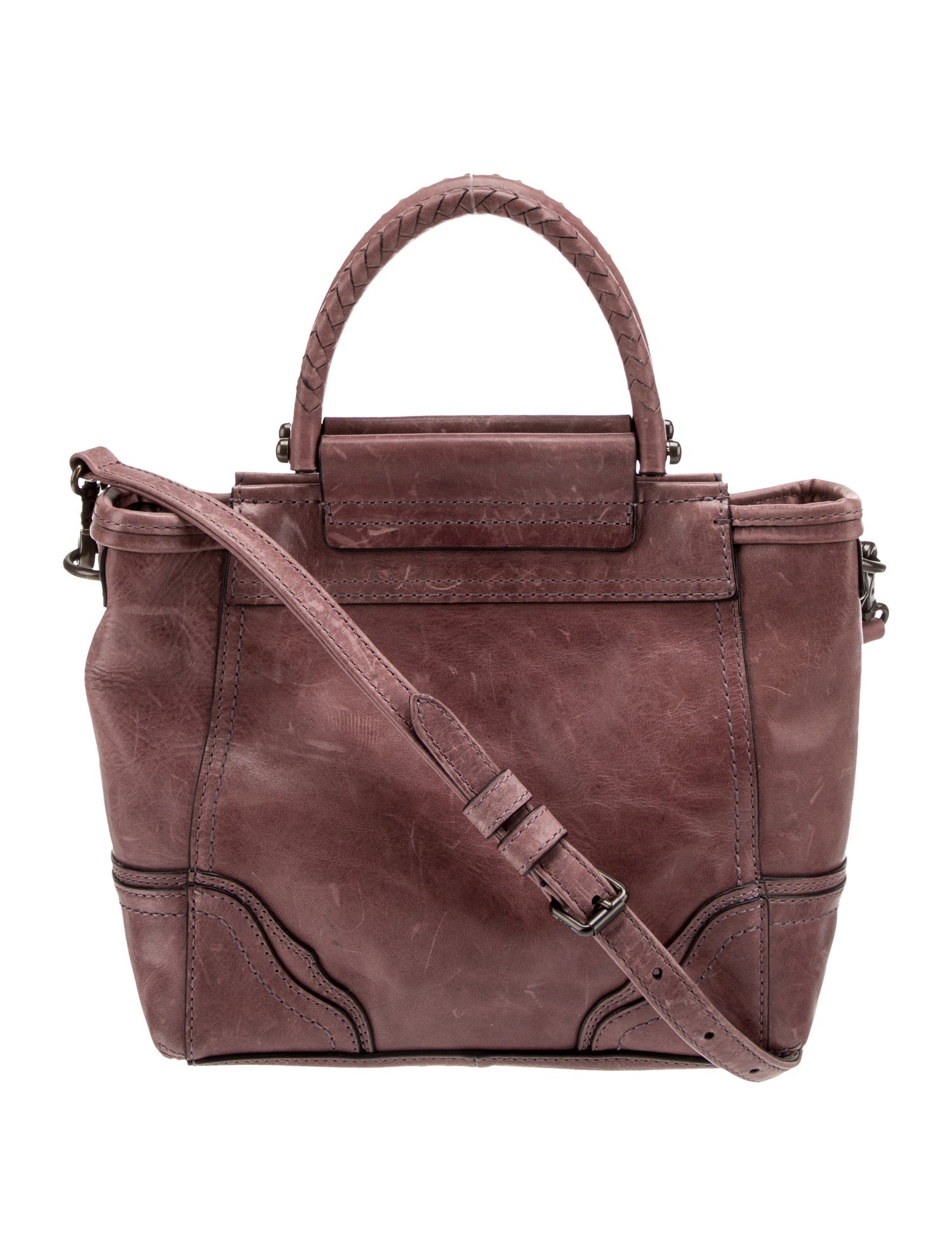 Frye Leather Top Handle Bag