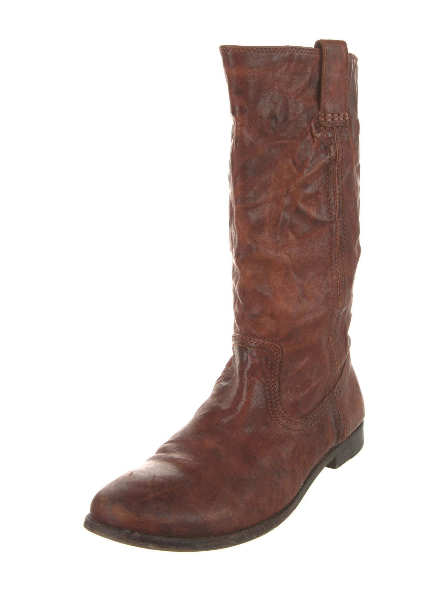 Frye Leather Combat Boots