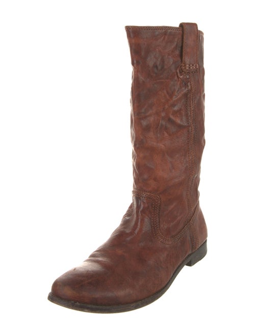 Frye Leather Combat Boots