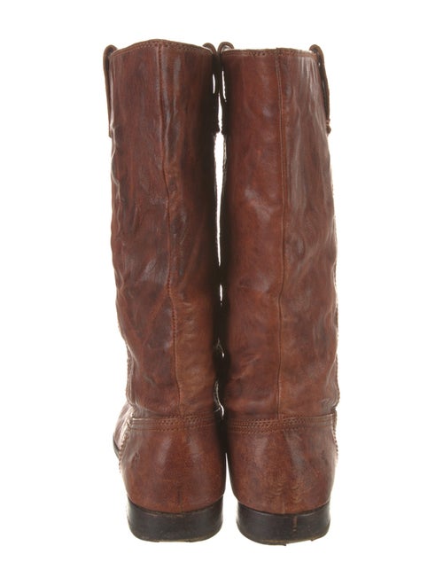 Frye Leather Combat Boots