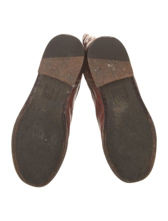 Frye Leather Combat Boots