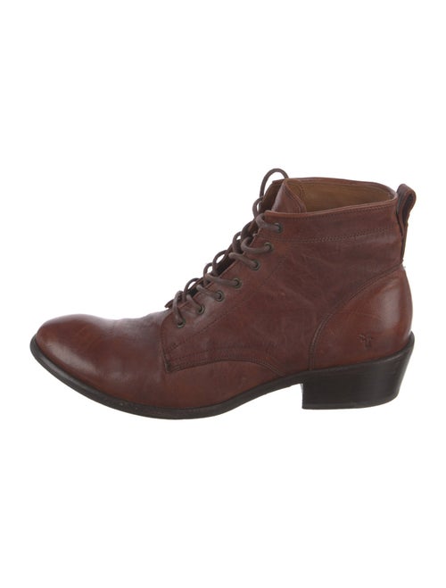 Frye Leather Lace-Up Boots