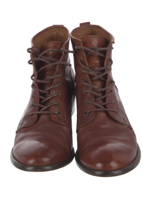 Frye Leather Lace-Up Boots