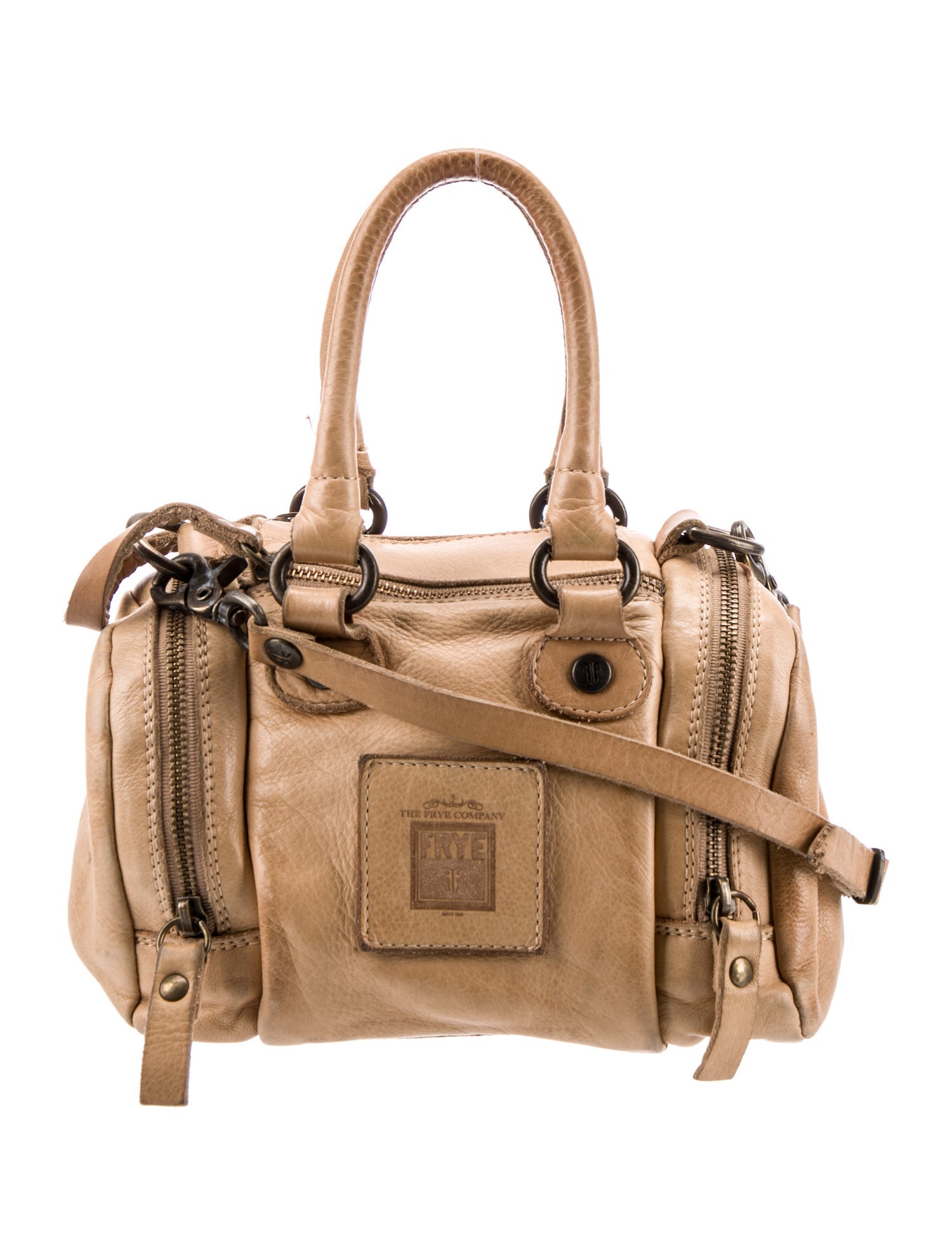 Frye Leather Top Handle Bag