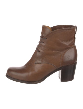Frye Leather Lace-Up Boots