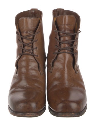 Frye Leather Lace-Up Boots