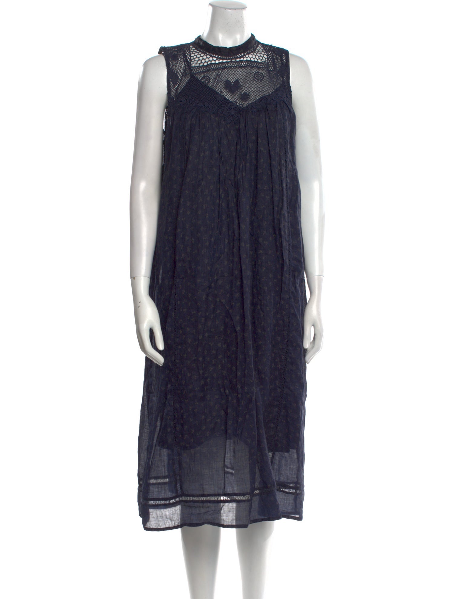 Frye Crew Neck Midi Length Dress