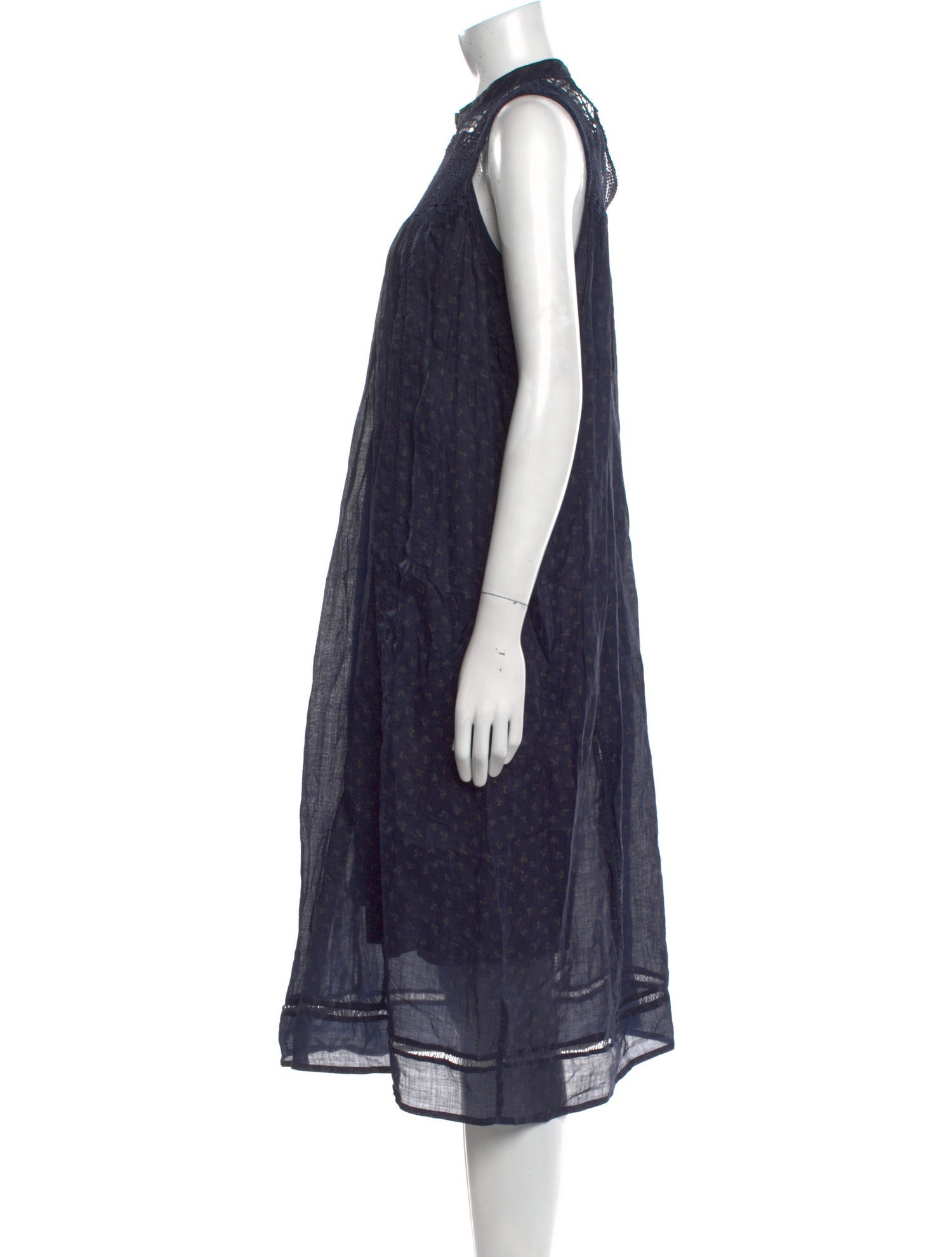 Frye Crew Neck Midi Length Dress