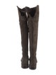 Frye Suede Distressed Accents Riding Boots