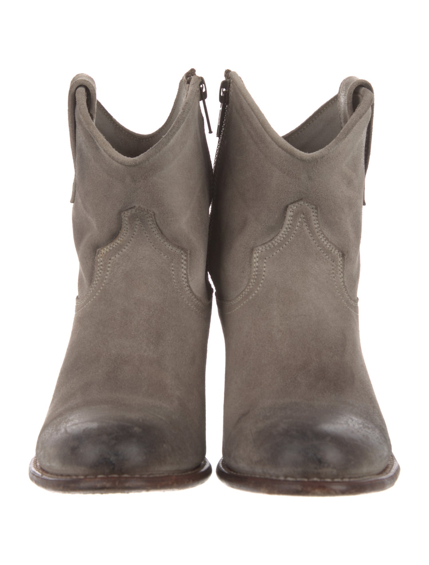 Frye Suede Western Boots