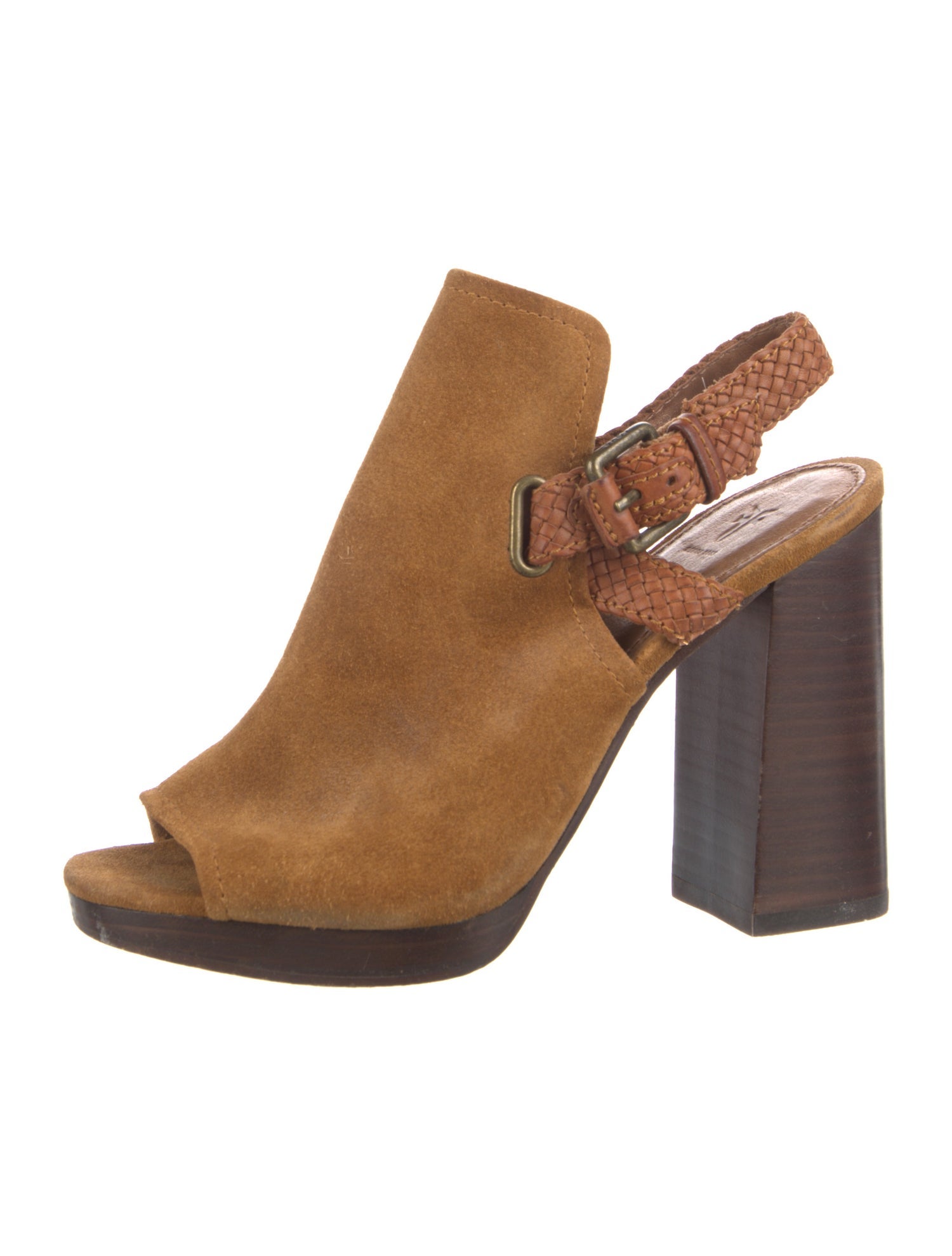 Frye Suede Slingback Sandals