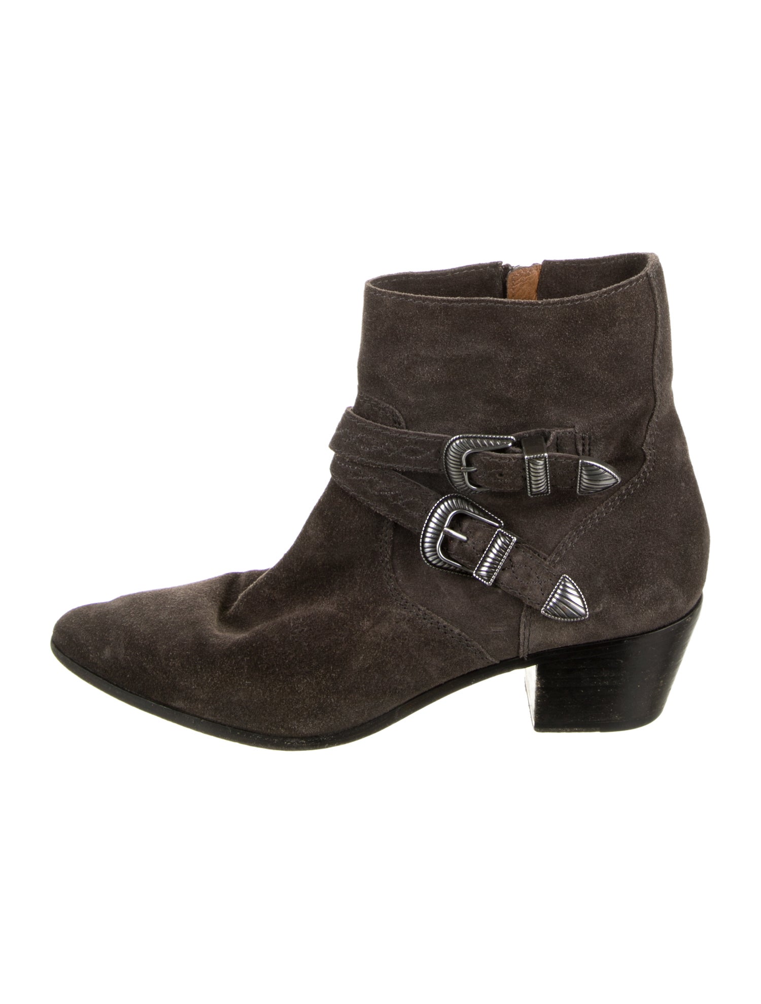 Frye Suede Moto Boots