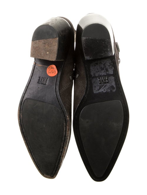 Frye Suede Moto Boots
