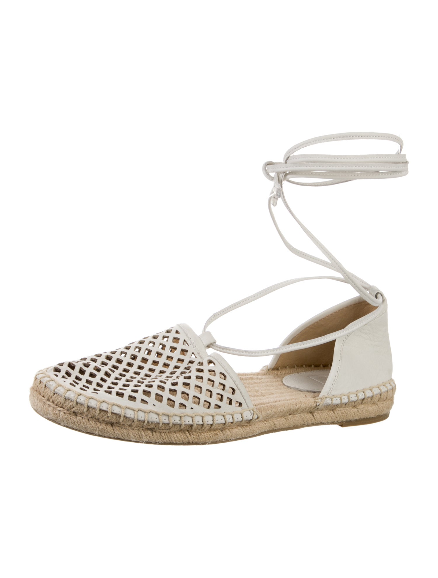 Frye Leather Colorblock Pattern Espadrilles