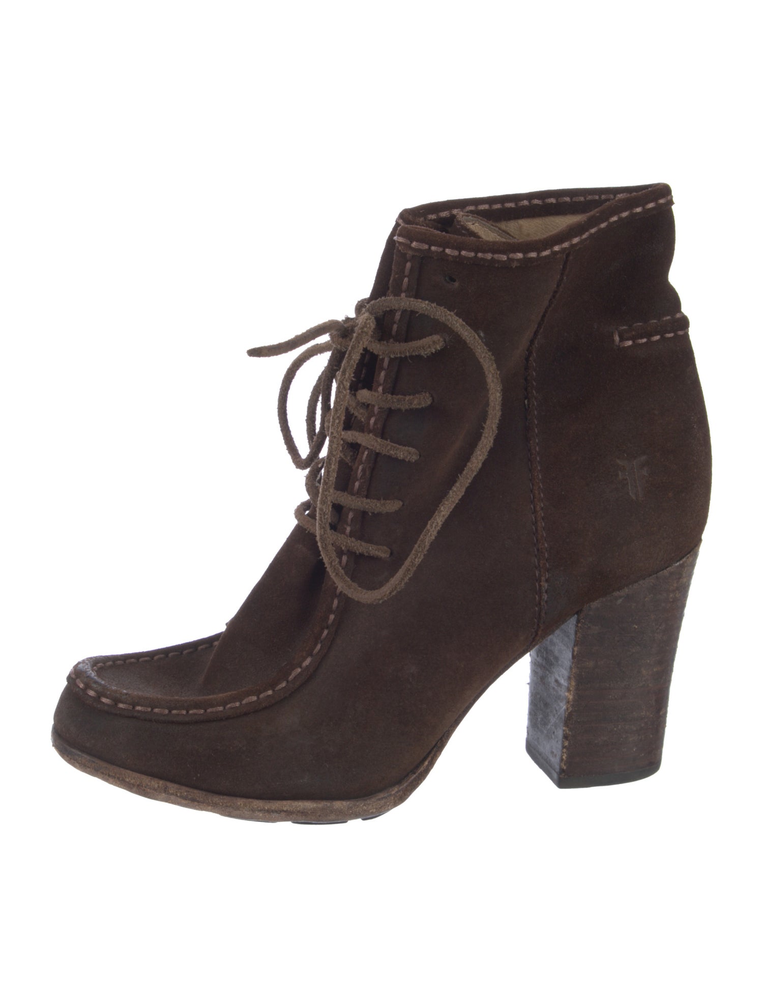 Frye Suede Lace-Up Boots