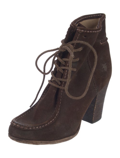 Frye Suede Lace-Up Boots