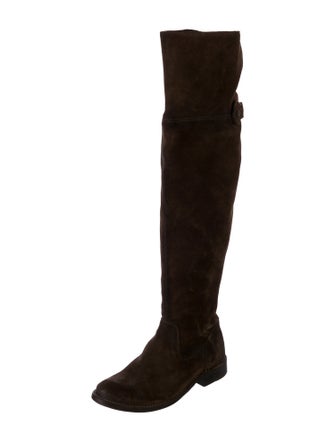 Frye Suede Riding Boots
