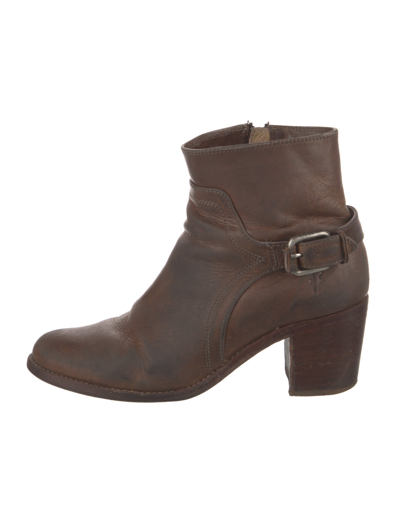 Frye Leather Moto Boots