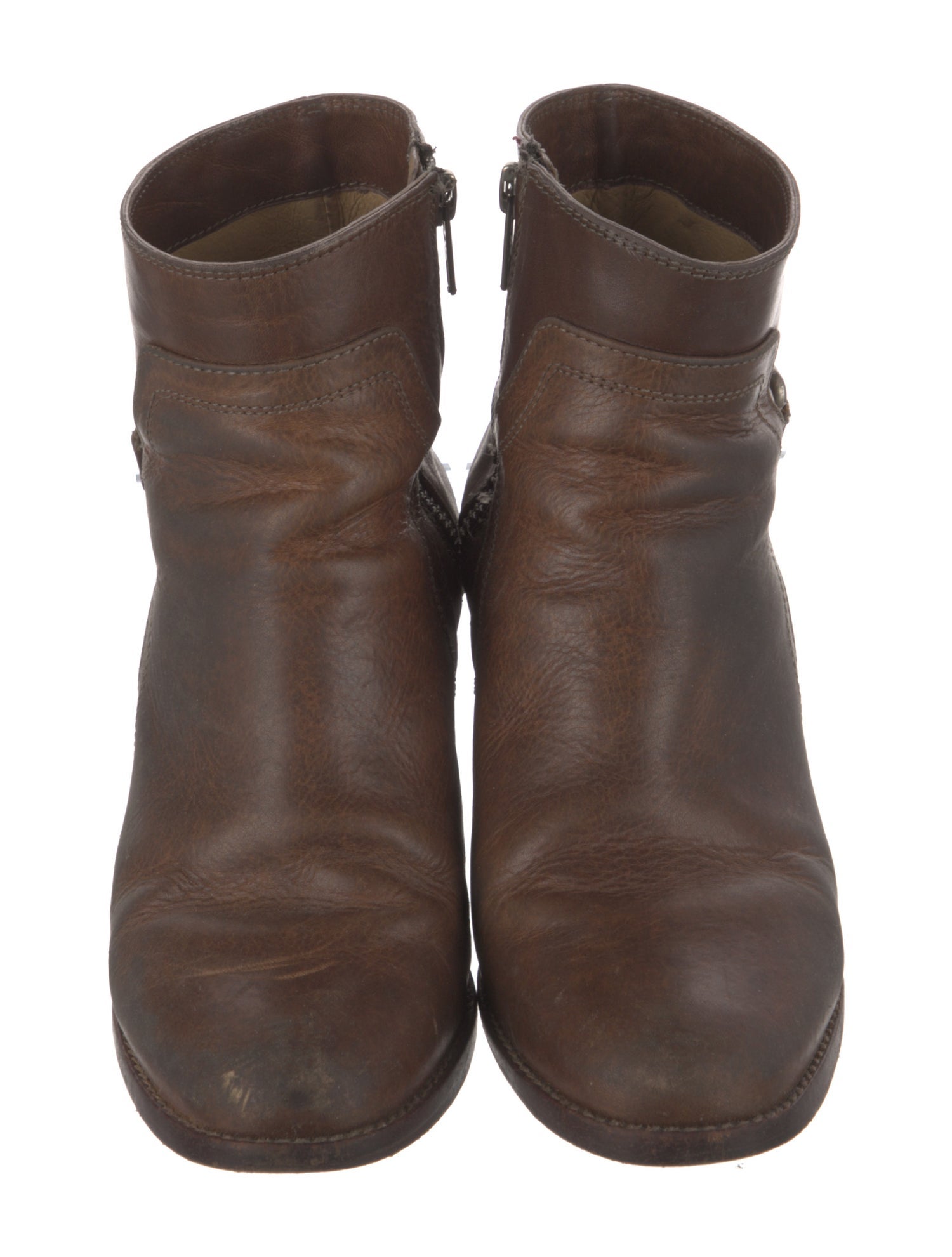 Frye Leather Moto Boots