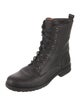 Frye Leather Combat Boots