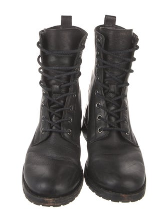 Frye Leather Combat Boots