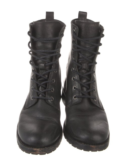 Frye Leather Combat Boots
