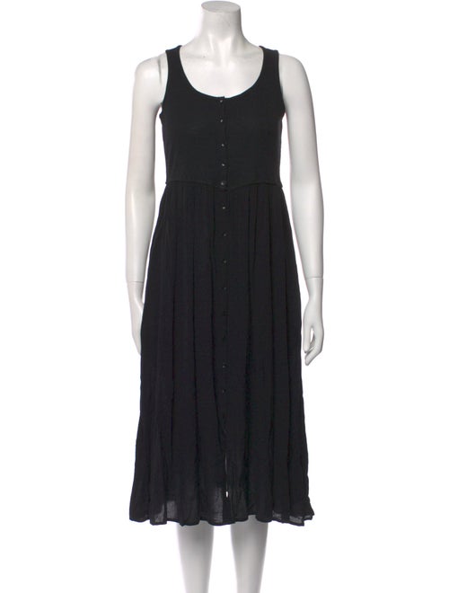 Frye Scoop Neck Midi Length Dress