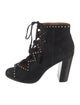 Frye Suede Studded Accents Lace-Up Boots