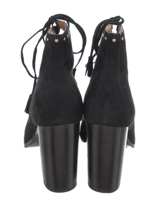 Frye Suede Studded Accents Lace-Up Boots