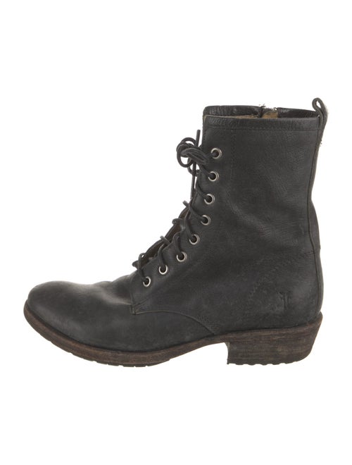 Frye Leather Combat Boots