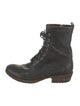 Frye Leather Combat Boots