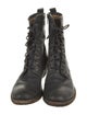 Frye Leather Combat Boots